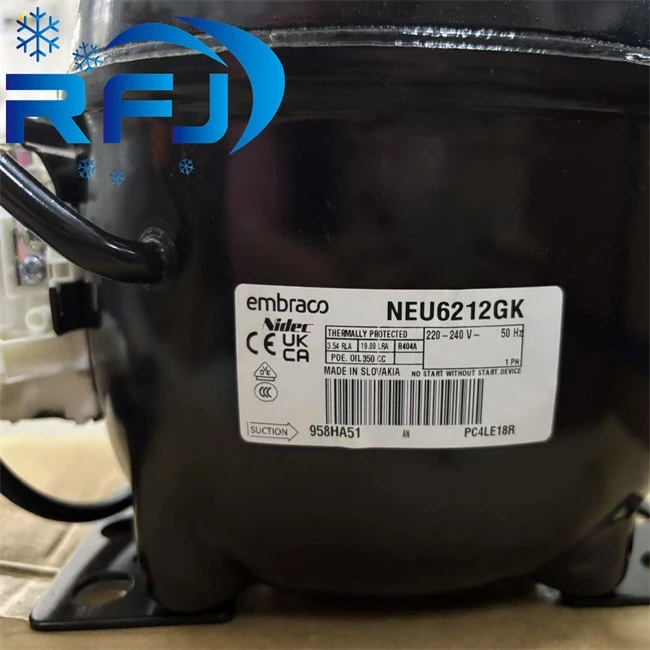 Small Freezer Compressor For Embraco NEU6212GK